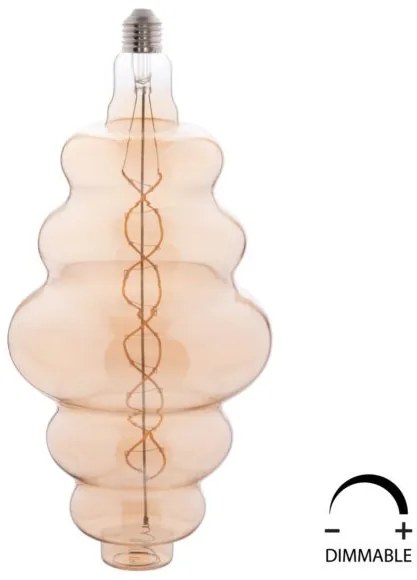 ΛΑΜΠΤΗΡΑΣ LED FILAMENT 8W E27 3000K GOLD COLOR DIMMABLE  HM4056.02