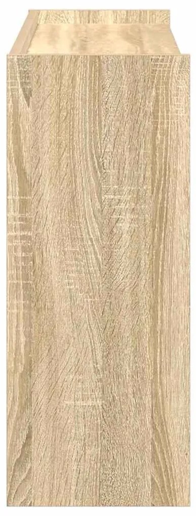 Ράφι παπουτσιών Sonoma Oak 80x25x62 cm Κατασκευασμένο ξύλο - Καφέ