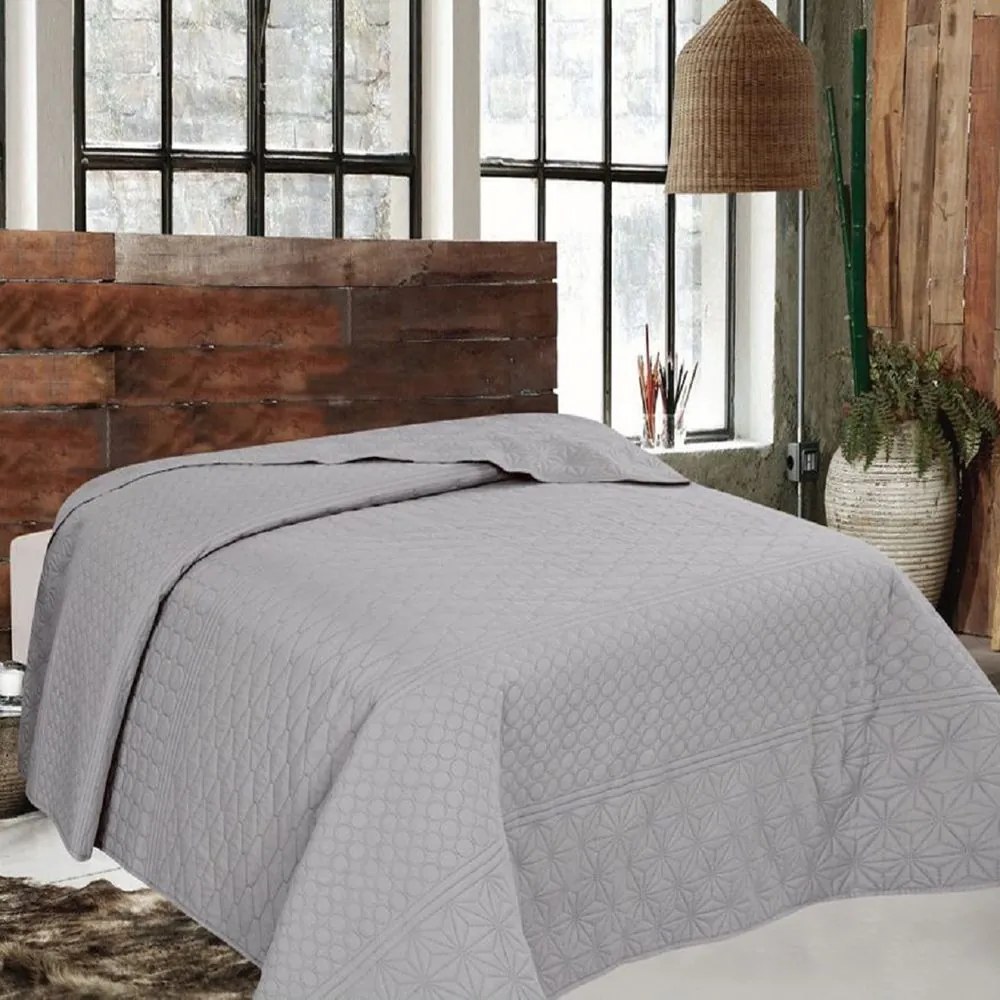 Κουβερλί Venus Grey Αdam Home Single 160x240cm Microfiber