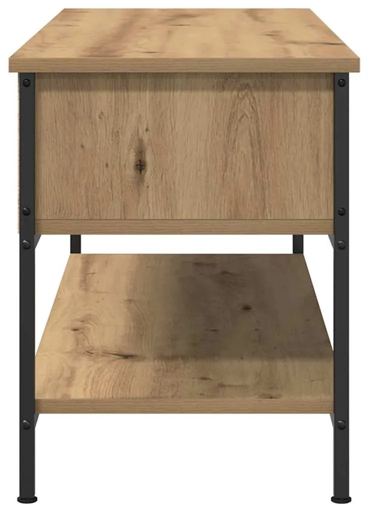 vidaXL Ντουλάπι TV artisan δρυς 100 x 35 x 45 εκ. Επεξεργασμένο ξύλο