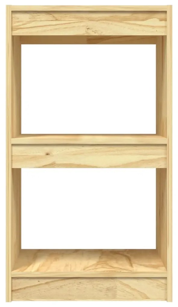 vidaXL Βιβλιοθήκη 40 x 30 x 71,5 εκ. από Μασίφ Ξύλο Πεύκου