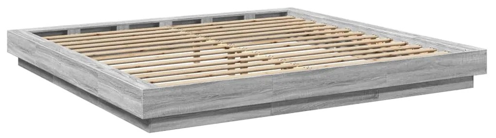vidaXL Πλαίσιο Κρεβατιού Γκρι Sonoma 180x200 εκ. Επεξεργασμένο Ξύλο