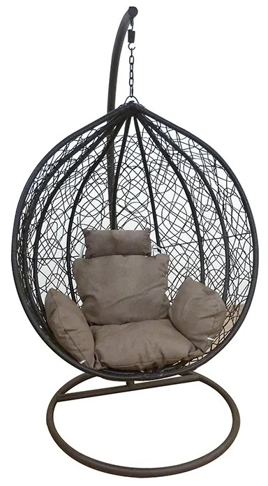 ZITA PLUS NEST35 ΚΑΦΕ 105X119/Φ102Χ198εκ. ΜΕΤΑΛΛΙΚΗ  07.0035