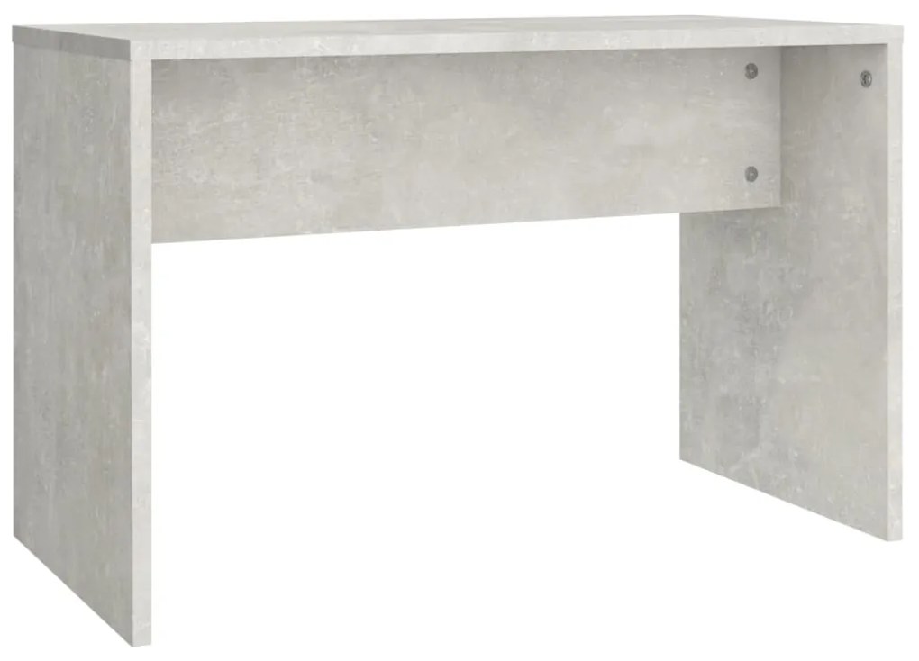 vidaXL Σκαμπό Μπουντουάρ Γκρι Σκυροδέματος 70 x 35 x 45 εκ. Επεξ. Ξύλο