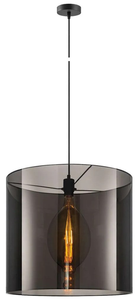 Φωτιστικό Οροφής Φ50X45 Dark Grey VK/03164/DG/5045 VKLed Metal