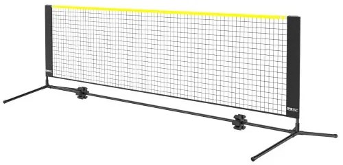 VEVOR Badminton Net, Height Adjustable Volleyball Net, 10ft Wide Foldable Pickleball Net, Portable Easy Setup Tennis Net Set with Poles, Stand and Carry Bag, for Kids Backyard Game Indoor Outdoor Use