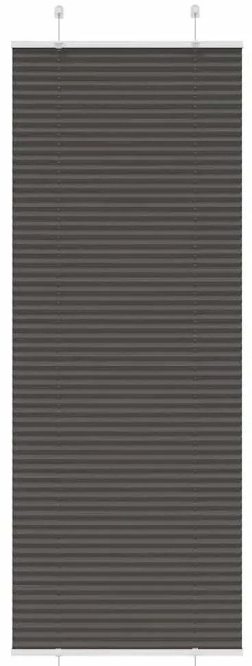 vidaXL Πλισέ περσίδα Μαύρο 70x200 cm Πλάτος υφάσματος 69,4 cm