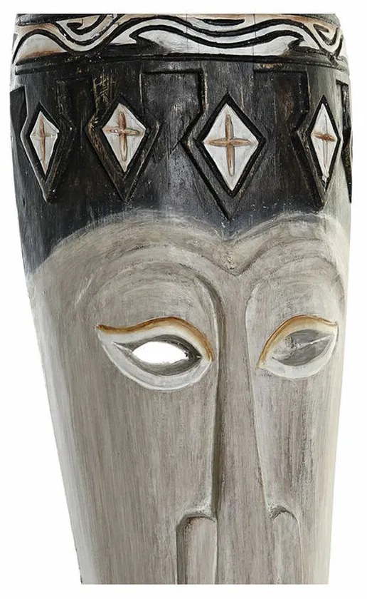 Διακοσμητική Φιγούρα DKD Home Decor Διακοσμητική κανάτα Σίδερο Μάσκα (19 x 10 x 78 cm)