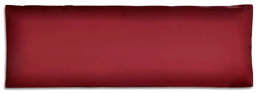 vidaXL Μαξιλάρι Πλάτης Επενδεδυμένο Μπορντό 120 x 40 x 10 εκ.