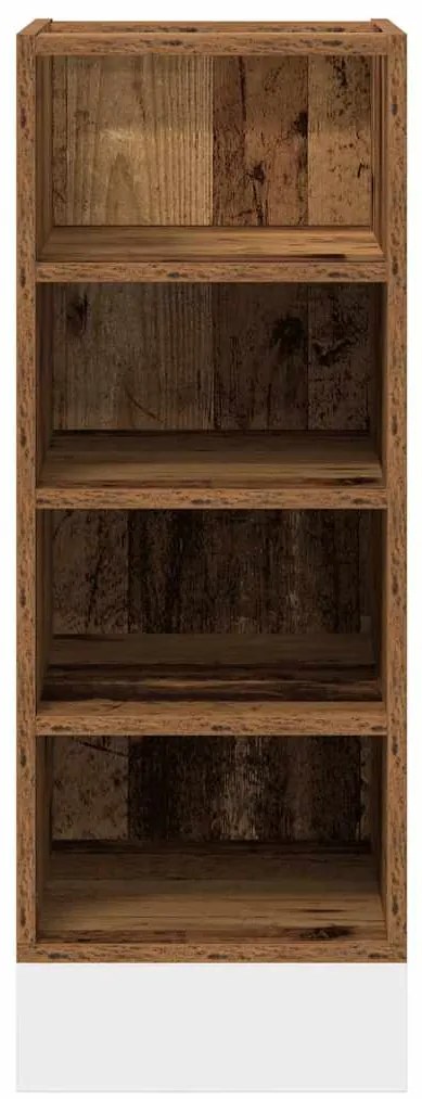 vidaXL Κάτω ντουλάπι Riga Παλιό ξύλο 30x44,5x81,5 cm
