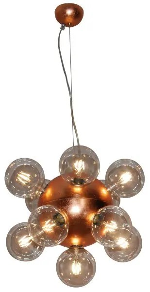 Κρεμαστό Φωτιστικό Οροφής 11xE27 Φ26cm Marte Homelighting-77-4362-Χάλκινο 77-4362