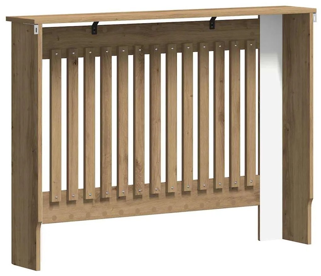 vidaXL Καπάκι Καλοριφέρ Artisan Oak 112 x 19 x 81,5 cm