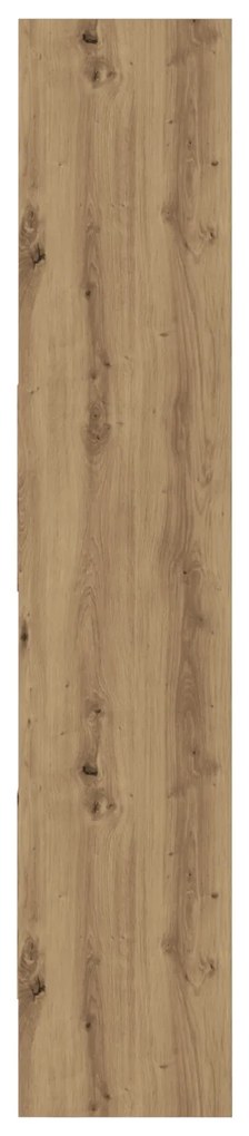 vidaXL Βιβλιοθήκη artisan δρυς 40 x 35 x 180 εκ. Επεξεργασμένο ξύλο
