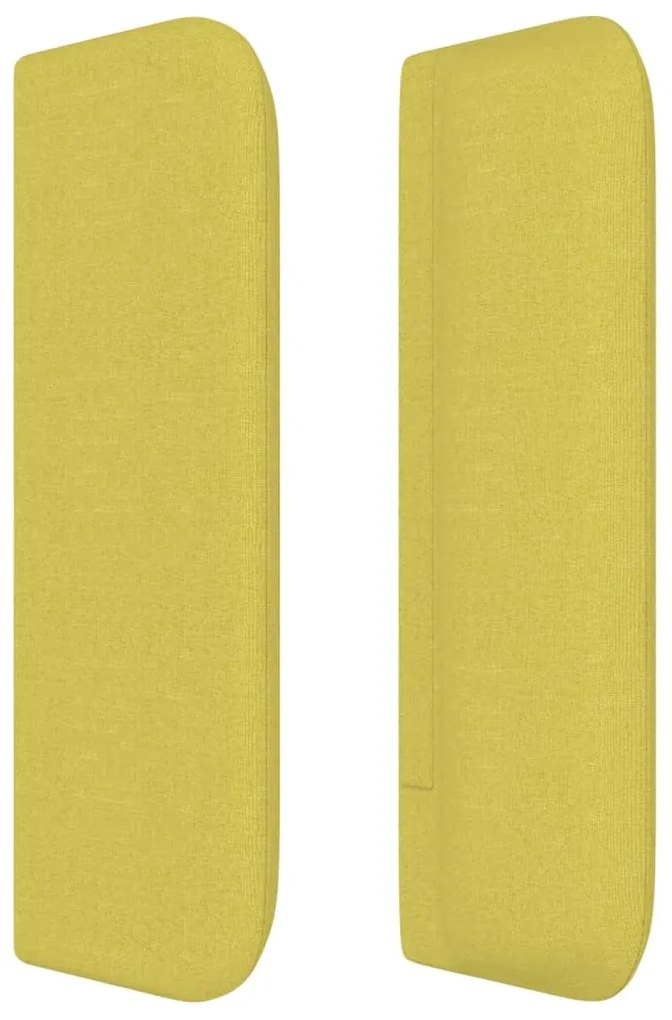 Κεφαλάρι με Πτερύγια Πράσινο 103x16x78/88 εκ. Υφασμάτινο 3118625