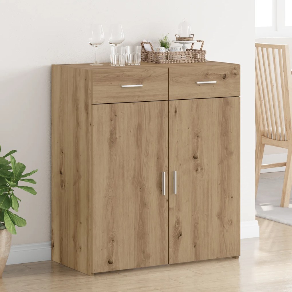 vidaXL Ντουλάπι αποθήκευσης Artisan Oak 80x42.5x93.5 εκ Επεξεργασμένο Ξύλο