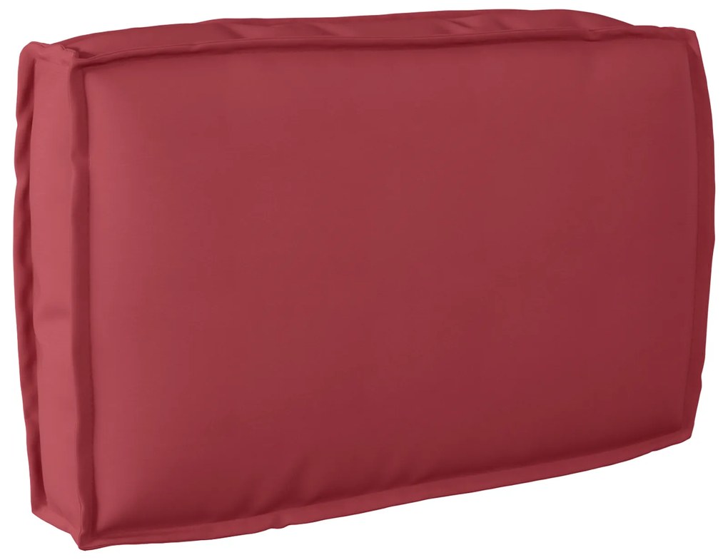 vidaXL Σετ Μαξιλαριών Παλέτας 2 Τεμαχίων Wine Red Oxford Fabric