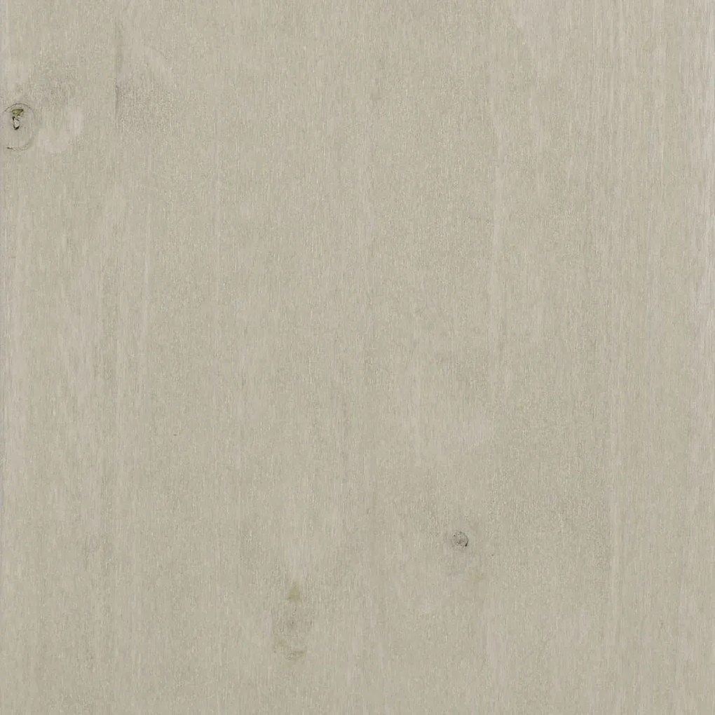 vidaXL Ντουλάπι HAMAR Λευκό 85 x 35 x 80 εκ. από Μασίφ Ξύλο Πεύκου