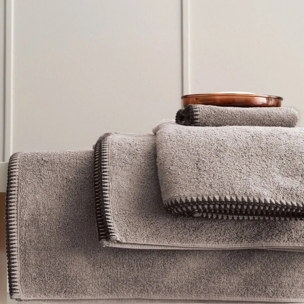 Πετσέτα Brooklyn Grey Palamaiki Χεριών 30x50cm 100% Cotton