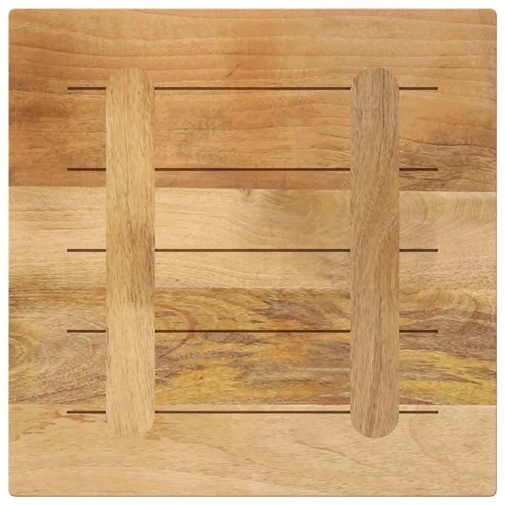 vidaXL Επιφάνεια Τραπεζιού Τετράγωνη 50x50x2,5 εκ. Μασίφ Ξύλο Μάνγκο