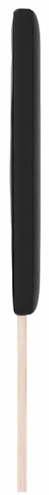 vidaXL Κεφαλάρι Επιτοίχιο με κεφαλάρι Μαύρο 160 cm PVC