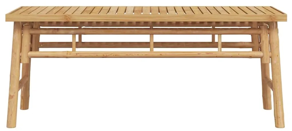 vidaXL Παγκάκι Καφέ 110 x 38 x 45 cm Μπαμπού