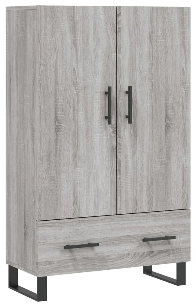 vidaXL Ντουλάπα Γκρι Sonoma 69,5 x 31 x 115 εκ. από Επεξεργασμένο Ξύλο