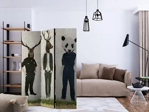 Διαχωριστικό με 3 τμήματα - Man or Animal? [Room Dividers]