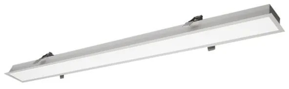 Γραμμικό Φωτιστικό Χωνευτό Viokef Station Ultra 3911-03058-4-U-D5 L580 4000K Dimmable Ασημί