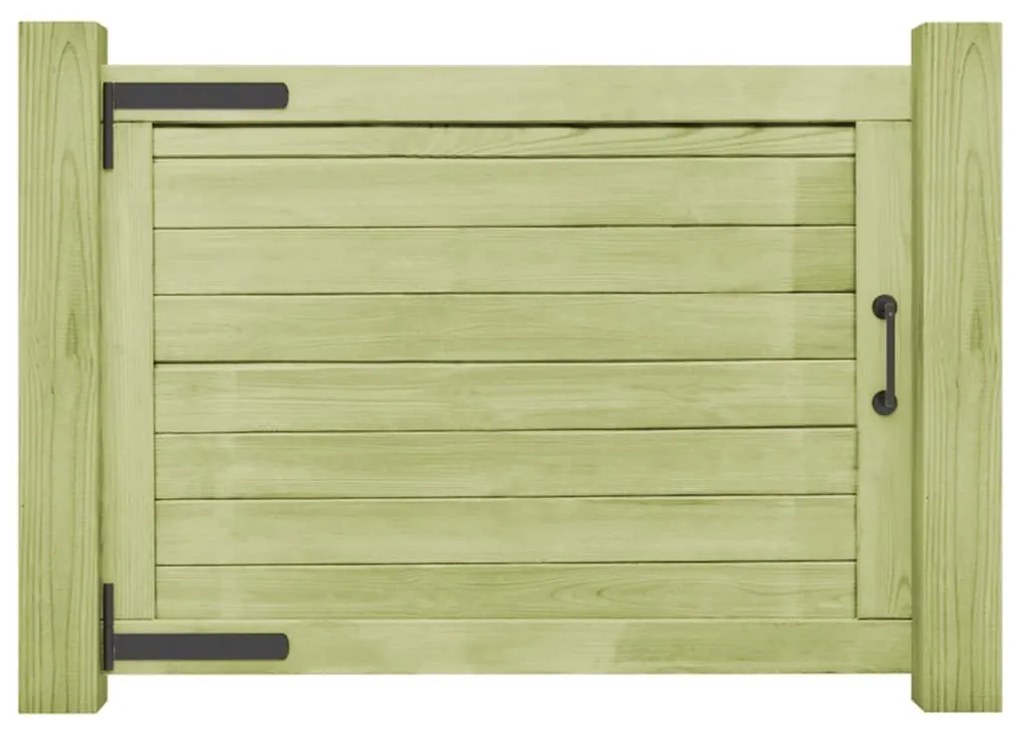 Πόρτα Φράχτη 75 x 100 εκ. από Εμποτισμένο Ξύλο Πεύκου - Πράσινο