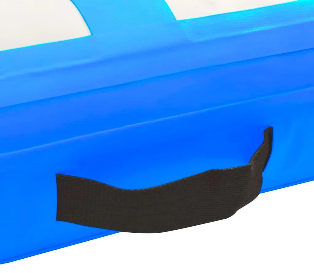 Στρώμα Ενόργανης Φουσκωτό Μπλε 600 x 100 x 20 εκ. PVC με Τρόμπα - Μπλε