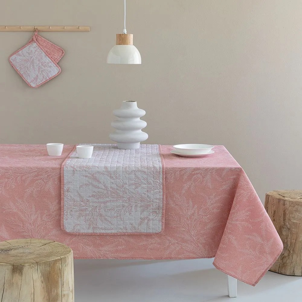 Τραπεζομάντηλο TAT18 Coral Palamaiki 140X220 Cotton-Polyester