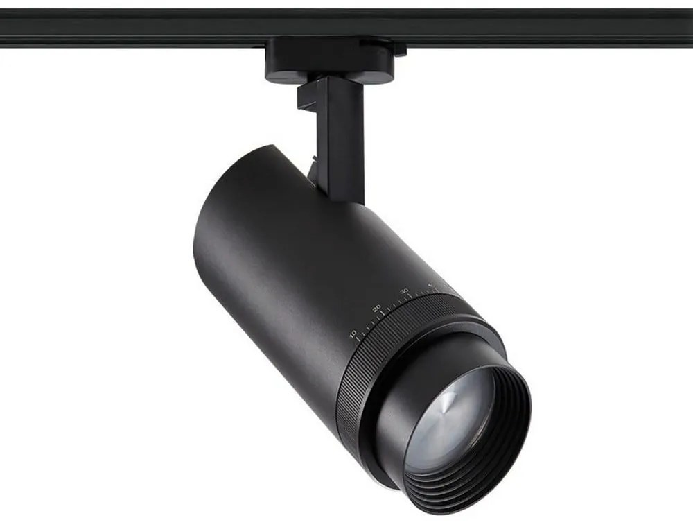 Σποτ Ράγας 4 Καλωδίων Focus4040B4 40W 4000K 3100lm Black Aca Aluminium