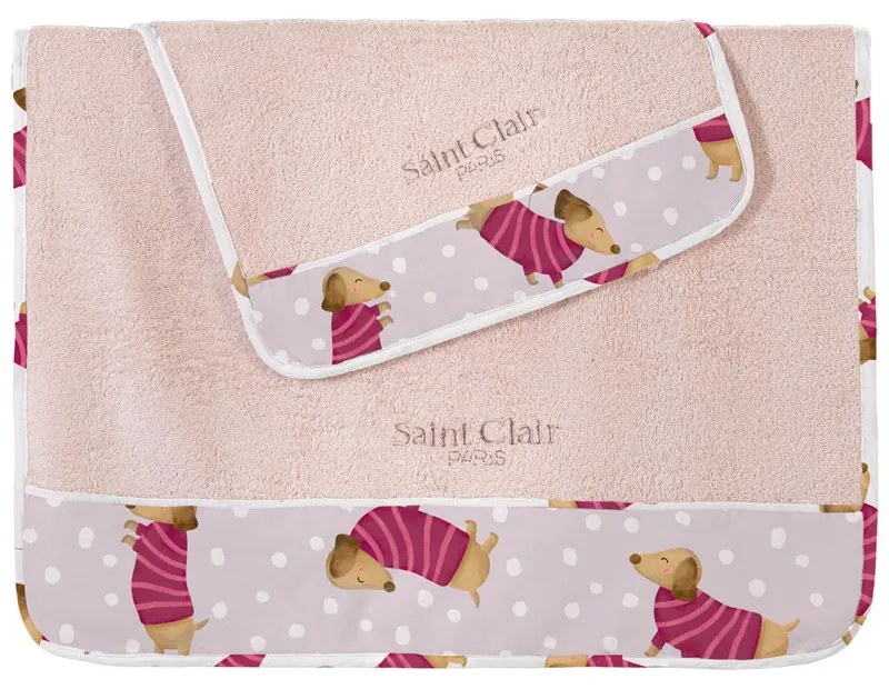 Βρεφικές Πετσέτες (Σετ 2τμχ) Saint Clair Pet Fuchsia