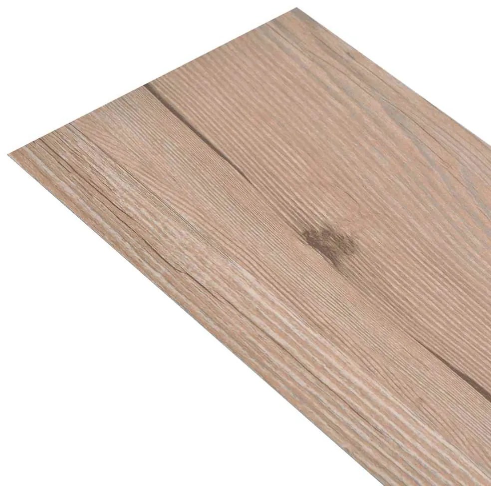 vidaXL Δάπεδο Αυτοκόλλητο Καφέ Δρυς 5,21 μ² / 2 χιλ. από PVC