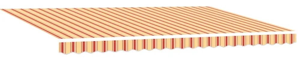 vidaXL Σκηνίτσα Αναδιπλούμενη with 500 x 300 εκ κίτρινο και πορτοκαλί