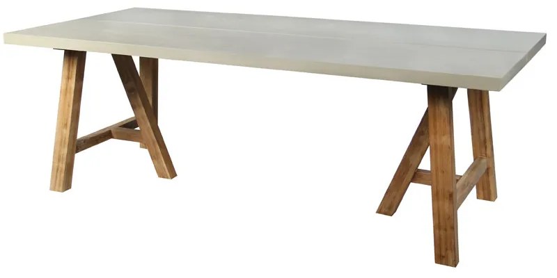 ERESOS ΤΡΑΠΕΖΙ CEMENT ΑΝΟΙΧΤΟ 200x100x76
