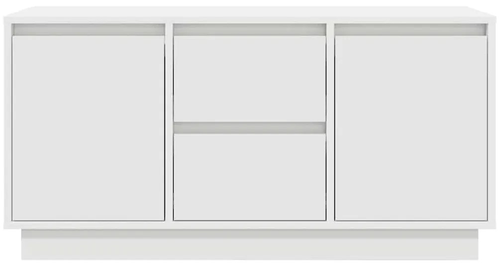 ντουλάπι τηλεόρασης vidaXL με φώτα LED Λευκό 100x41x50 cm