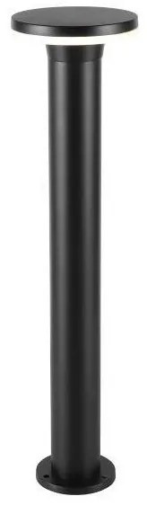 Κολωνάκι Δαπέδου 12W IP65 Φ15 3000K Αλουμίνιο Μαύρο 145-20630 Eurolamp-145-20630-Μαύρο 145-20630
