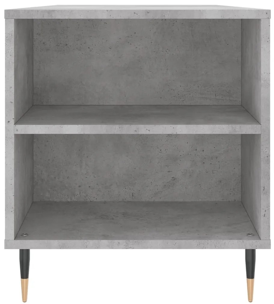 vidaXL Τραπεζάκι Σαλονιού Γκρι Σκυροδεμ. 102x44,5x50 εκ. Επεξεργ. Ξύλο