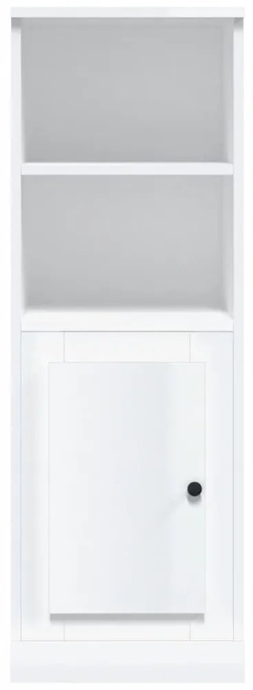 vidaXL Ντουλάπι Γυαλιστερό λευκό 36x35,5x103,5 από Επεξεργασμένο Ξύλο