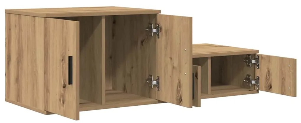 vidaXL Ντουλάπι αποθήκευσης 2 pcs Artisan Oak 108 x 41 x 40 εκ