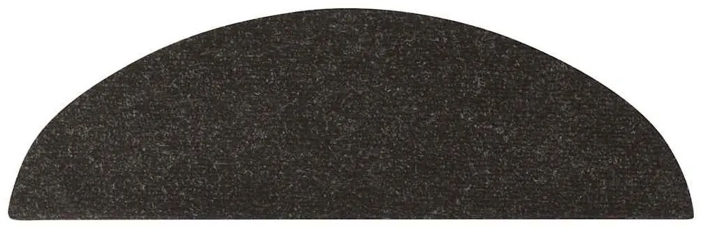 vidaXL Πατάκια Σκάλας Αυτοκόλλητα 10 τεμ. Μαύρα 56 x 17 x 3 εκ.
