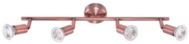 Σποτ Φωτιστικό Οροφής Μέταλλο SABA H16 Φ51 Homelighting-77-3549-Χάλκινο 77-3549