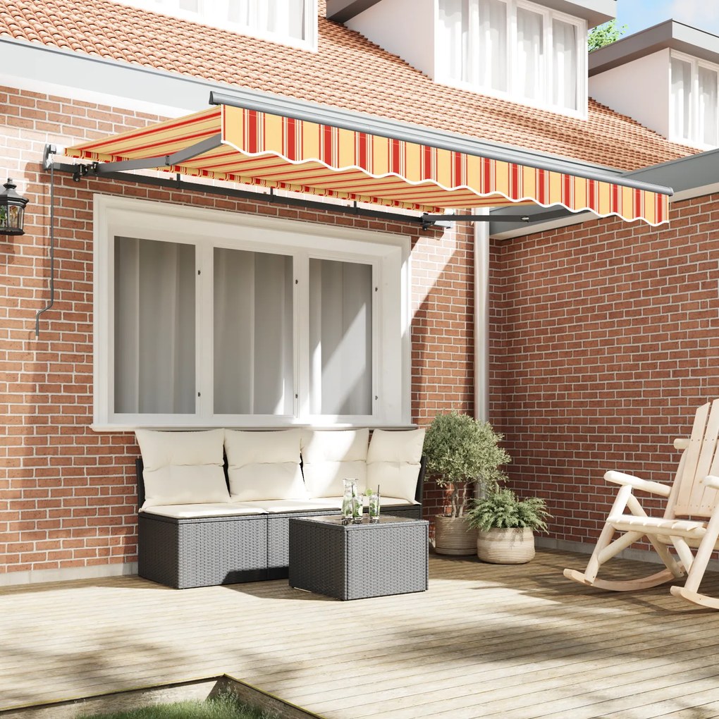 vidaXL Σκηνίτσα Αναδιπλούμενη Πολύχρωμο 350 x 200 cm