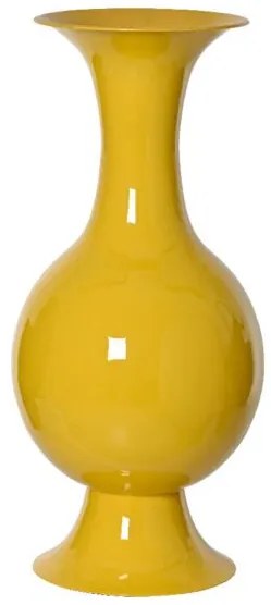 Beauty Home Μεταλλικό Βάζο Κίτρινο 77 x 39 cm