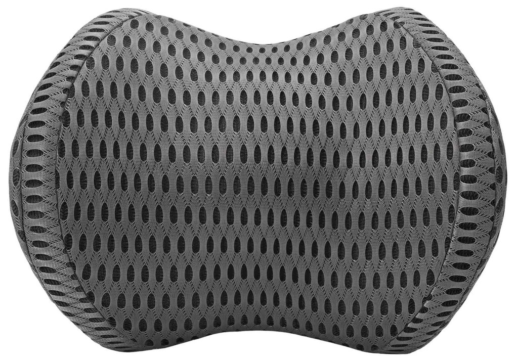 vidaXL Μαξιλάρι με μαξιλάρι Ρυθμιζόμενος Γκρι 31 x 23 x 14 εκ 4D Δίχτυ