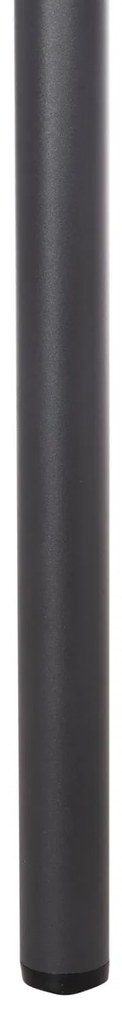Καρέκλα LUCCI C6266.01 Σκούρο Γκρί Αλουμινίου με P.E. Rattan 58x56x79Υ εκ. 58x56x79 εκ.