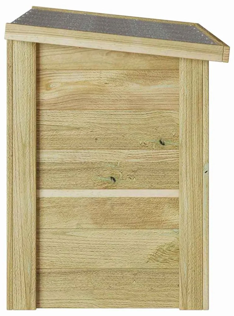 vidaXL Κουτί αποθήκευσης με αποθήκευση Καφέ 80 x 44.5 x 57.5 εκ.