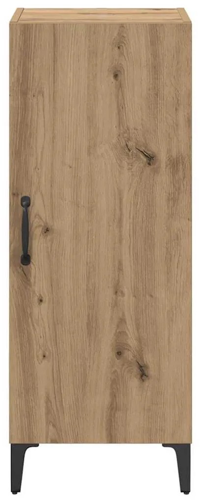 vidaXL Πλαϊνό γραφείο artisan δρυς 34,5 x 34 x 90 εκ.