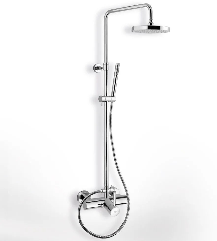 La Torre Tech Chrome Μπαταρία Nτους 2 Eξόδων με Kολώνα, Aνακλινόμενη Κεφαλή, Tηλέφωνο, Στήριγμα 12065-100